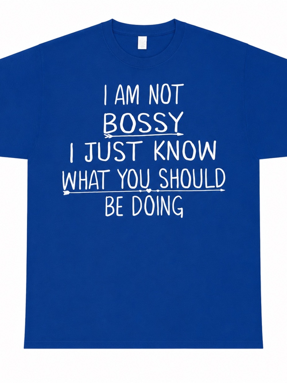Port & Company “I Am Not Bossy” Graphic Tee | Size Large